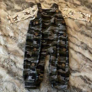 SOLD ❤️ Mud Pie Overall Outfit (boys) 6-9 month
